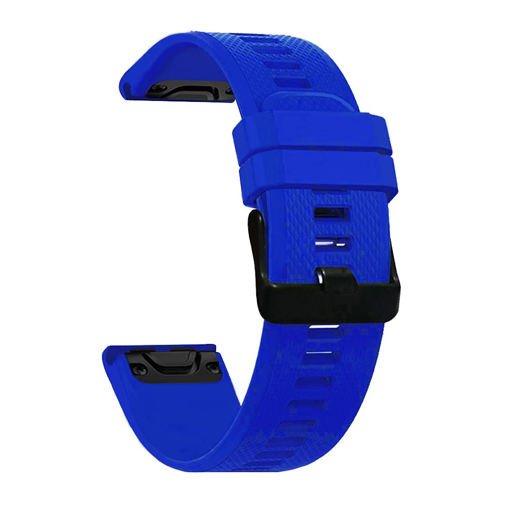 AISPORTS 22mm Quick Fit Watch Strap Compatible for Garmin Descent G1 Strap Silicone Wristband Bracelet Replacement Strap for Garmin MARQ Adventurer/Athlete/Aviator/Captain/Commander/Driver/Golfer