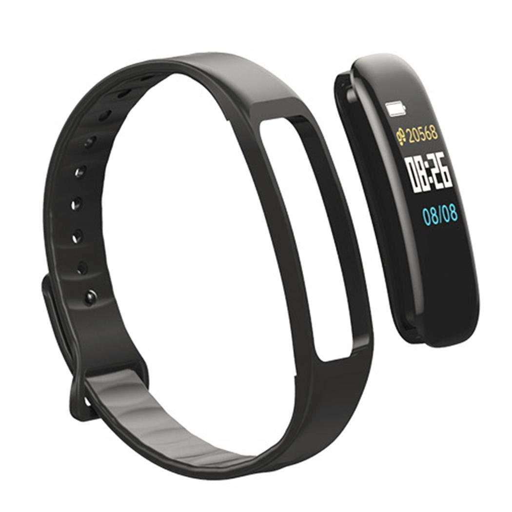 Zimrio Bracelet Bluetooth C1 Pression artérielle Fréquence Cardiaque Etanche Bluetooth Sport Montres connectées