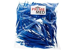 Bulk Priced Plastic Blue Forceps (Tapered Tweezers) from PrimeMed (50 Pack)