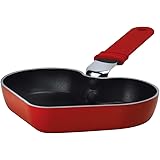 Ecolution Kitchen Extras 6-Inch Heart Shaped Pan, Mini, Red