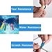 Self-Adhesive Cable Labels Tags Cable Label Stickers A4 Sheets Size Waterproof and Flexible Works with Laser Printer - 6 Assorted Colors 12 Sheets 360 Labels