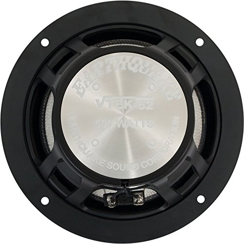 Earthquake Sound VTEK-62 6.5-inch 2-Way Coaxial Speakers with PistonMax Technology (Pair) - Thumbnail 4