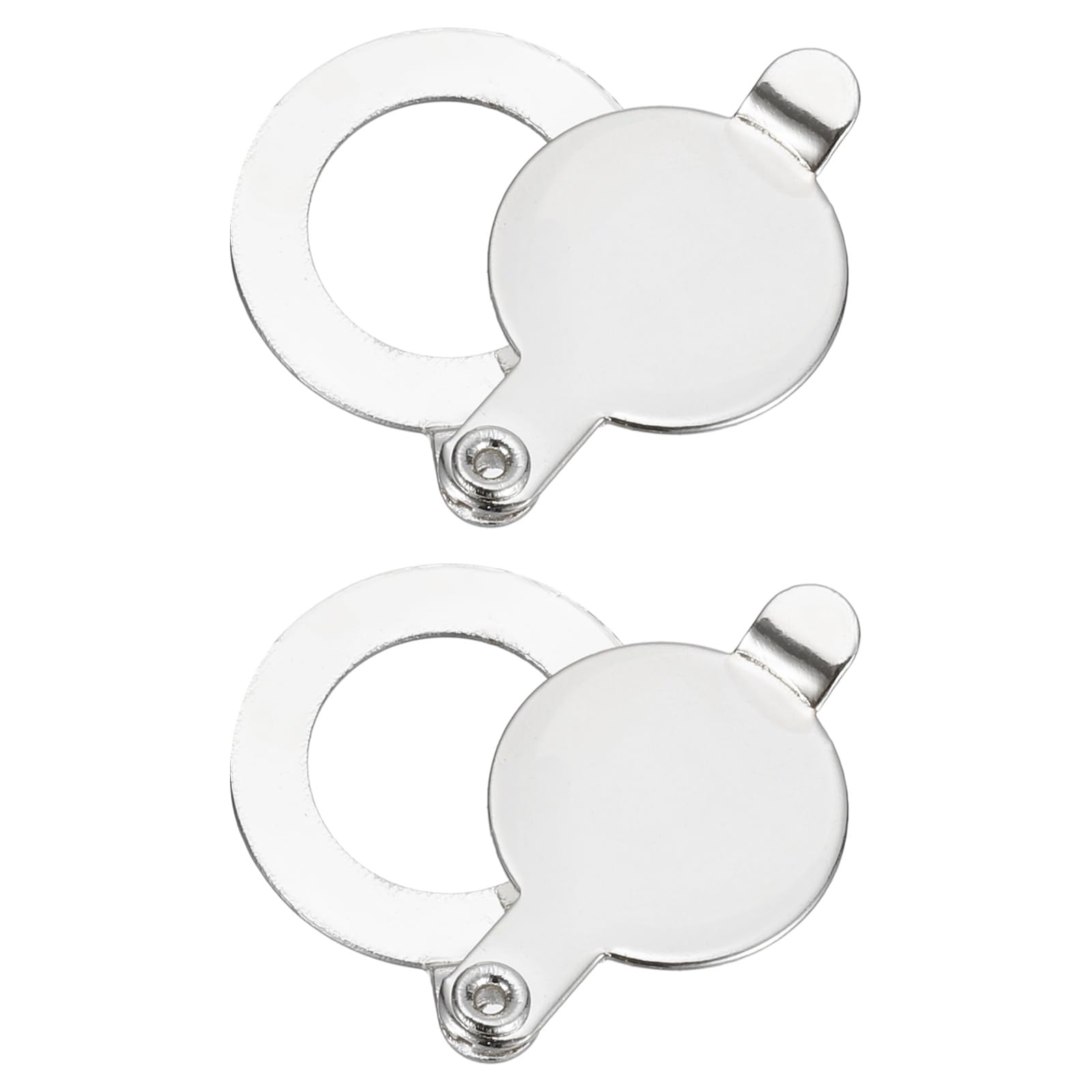 PATIKIL 9/16" Peephole Cover,Door Peephole Protector Privacy Door Viewer Cover for Home Security Apartment Hotel,Bright Chrome 2pcs