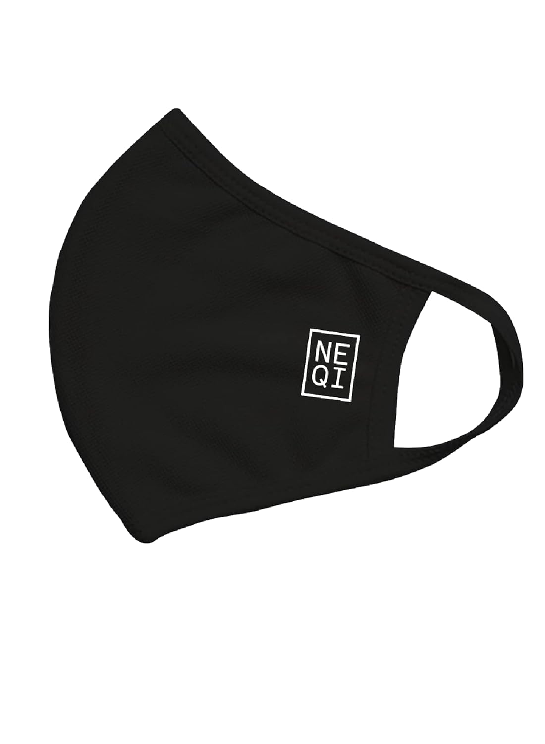 NEQI black Face Masks reusable 3x Unisex Face Mask with 3 layer