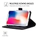 ProCase iPhone Xs Case iPhone X Case, Folio Folding Wallet Case with Card Holder, Flip Cover Protective Case for 5.8 inch Apple iPhone Xs (2018) / iPhone X (2017) -Black
