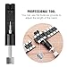Supoix Compatible for Samsung Galaxy Watch (46mm )Bands, 22mm Soild Metal Stainless Steel Smart Watch Replacement Strap XL/Large for Galaxy Gear S3 Frontier/Gear S3 Classic-Black+Silver