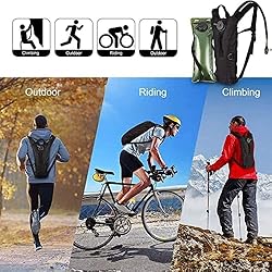 Tactical 3L Bladder Water Bag Camel Backpack for