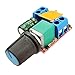 SODIAL(R) Mini DC Motor PWM Speed Controller 3V 6V 12V 24V 35VDC 90W 5a DC Motor Speed Control Switch LED Dimmer