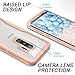 YOUMAKER Galaxy S9+ Plus Case, Crystal Clear with Built-in Screen Protector Full-Body Heavy Duty Protection Slim Fit Shockproof Case Cover for Samsung Galaxy S9 Plus (2018) - Clear/Rose Gold/Pink