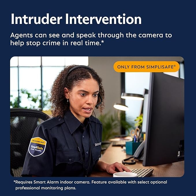 SimpliSafe Smart Alarm Wireless Indoor Security Camera