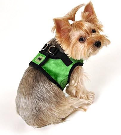 SimplyWag Dog Body Harness MEDIUM Green