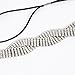 LUX ACCESSORIES Weaved Pave Crystal Stretch Bridal Hair Headband Head Band