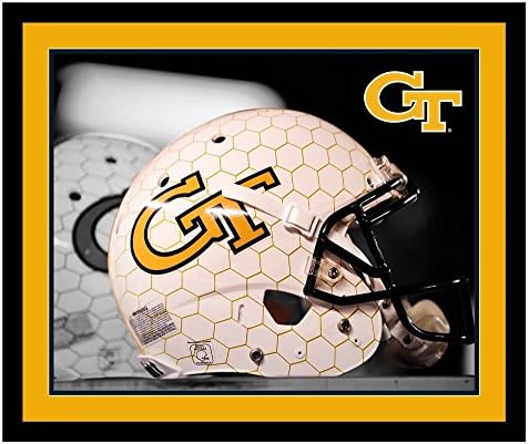 Framed Georgia Tech Helmet Art (25.5 in. W x 21.5 in. H (6 lbs.))