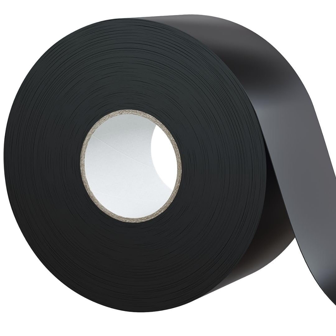 Gocableties Black Self Amalgamating Tape, 25mm x 10m, Waterproof Rubber Tape for Cable and Pipe Repair, Sealing Joints, and Insulating Electrical Connections, 1 Rolls