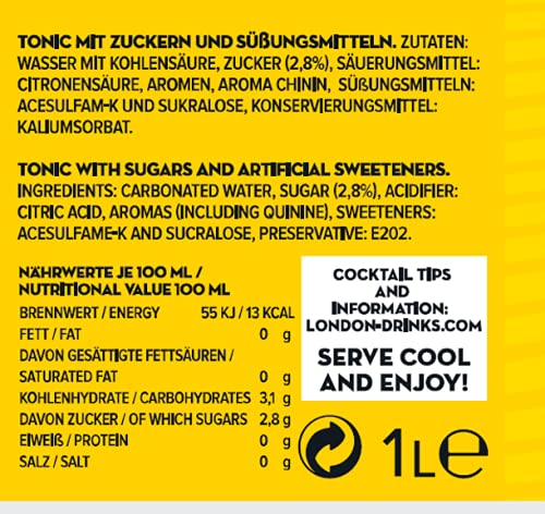 London Tonic 6 x 1 ltr (inkl. 3€ Pfand) 4