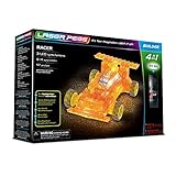 Laser Pegs Racer 4-in-1 Building Set Building Kit; The First Lighted Construction Toy to Ignite Your Child's Creativity; It's Your Imagination, Light It Up