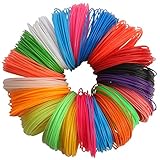 3D Pen Filament Refills - 10pc Different Colors 1.75mm (PLA Material) 21 Feet Per Colour, 2 Glow In The Dark Colors