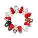HONGTEYA Red Bottoms Shoes- PU Leather Newborn Baby Shoes Girl Boy Moccasins Fringe Bow Soft soled Crib Shoe