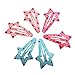 MJartoria Animal Fruit Pattern Print Hair Clips No Slip Metal Hair Clips Snap Barrettes for Women Accessories (68 Pcs Rose Red)