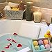 Bath Bombs Gift Set, IWOTOU Ultra Large Bath Bomb Kit All Natural Essential Oil Lush Spa Floating Fizzies Organic Shea/Cocoa Soothe Dry Skin, Best Gift Ideas for Kids, Women, Must-have Bath Products,