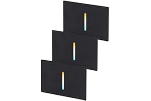 LEONLITE 5CCT 120V LED Step Light, Dimmable Pin Hole Stair Lights Indoor, Anti-Glare 30° Streamlined Lighting Effect for Stai