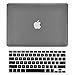 TOP CASE 2-in-1 Rubberized Hard Case Cover and Keyboard Cover Compatible with Apple MacBook White Unibody 13