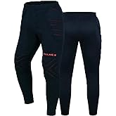 KELME Soccer Goalkeeper Pants Pro with Protection Pads – Padded Soccer Goalie Pants – Kids, Youth and Adults Sizes