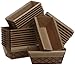 Honey-Can-Do Mini Loaf Pan, 25-Pack, 4-Inches x 2-Inches x 2-Inches