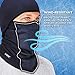 Ergodyne - 16851 N-Ferno 6823 Balaclava Ski Mask, Wind-Resistant Face Mask, Hinged Design to Wear as Neck Gaiter, Navy