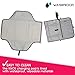 Portable Changing Pad, Baby Diaper Changing Pad, Unisex, Travel Friendly, Stroller Strap, Improves Baby Hygiene, Big Pockets for Wipes, Cushioned Pillow, Waterproof Baby Portable Changing Mat
