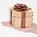 Bits and Pieces - The Elegant Ribbon Gift Box Brainteaser Puzzle - Wooden Brain Game for Adults