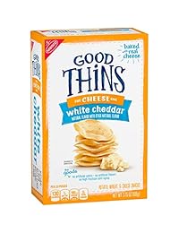 Good Thins White Cheddar Crackers, 3.5 oz Box