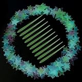 Glow in the Dark Stars [250Pcs], Bezgar Luminous Wall Decals for Kids Bedroom