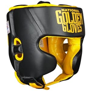 gloves golden headgear ringside competition amateur
