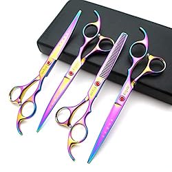 7.0in Titanium Professional dog Grooming Scissors
