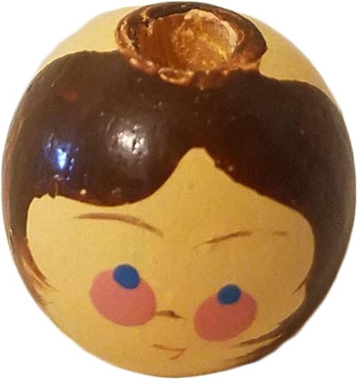 wooden doll heads