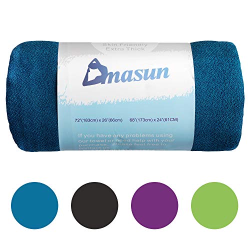 DMASUN Hot Yoga Towel Super Soft Microfiber Mat Towel for Women- Sports Fitness,Pilates, Bikram - Thumbnail 4