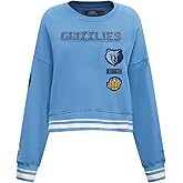 Pro Standard Womens NBA Retro Classics Brushed Back French Terry Crewneck Sweatshirt