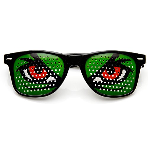 Poker Face Animal Goofy Eyes Costume Party Novelty Sunglasses (Hulk-Eyes)