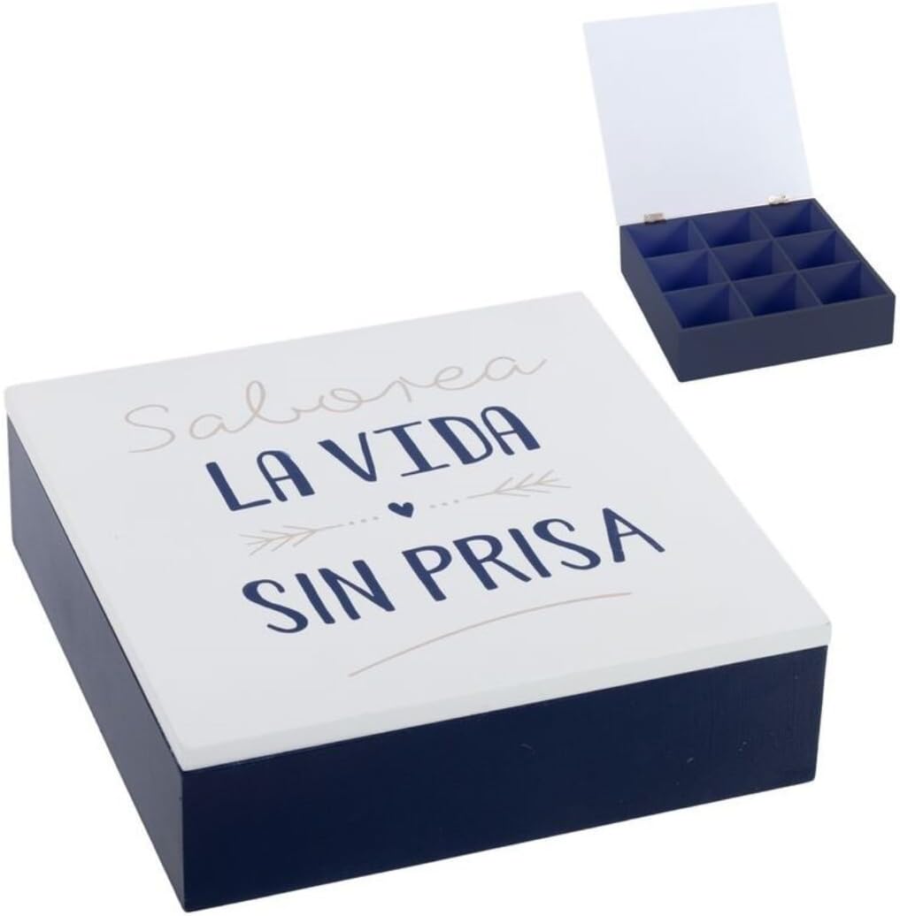Dcasa - Caja TÉ 9 departamento madera 