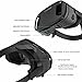 3D VR Glasses W/Headphones Virtual Reality Headset for VR Games & 3D Movies by LyStar, VR Headset 3D Video Glasses for IOS & Android Smartphones Fit for 4.5