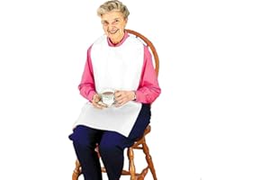 COUOI Rose Healthcare Disposable Bibs For Adults - 100 count