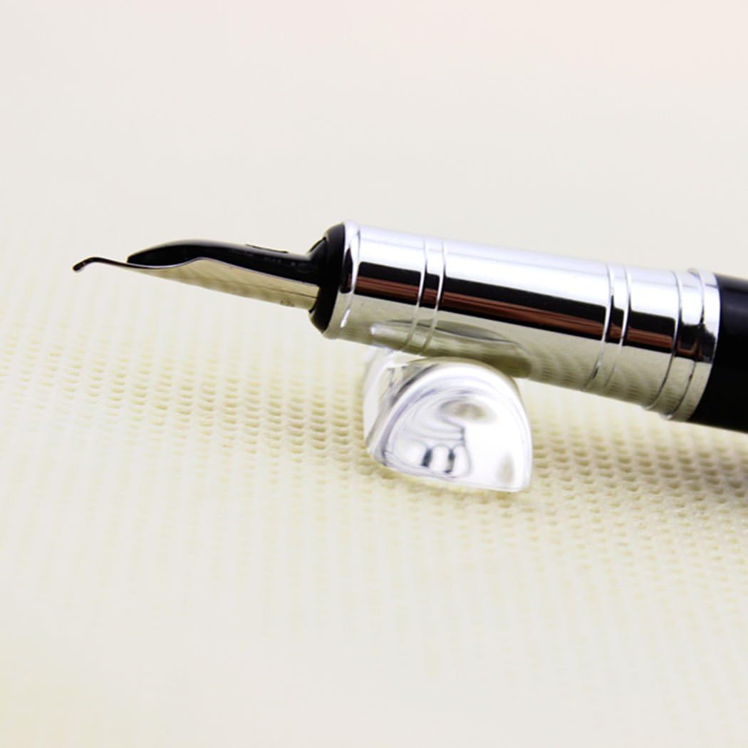 Gullor Advanced Jinhao Calligraphy Fountain Pen 101 Black with Silver, Black, silver - Image 5