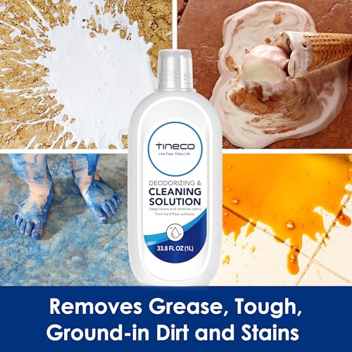 Floor Cleaning Solution 1L (16.9 Fl Oz × 2 Pack), Compatible with Tineco i5/i6 Stretch FLOOR ONE S5/S6/S7/S9, S6/S7/S9 Master & Breeze Series Wet Dry Vacuum