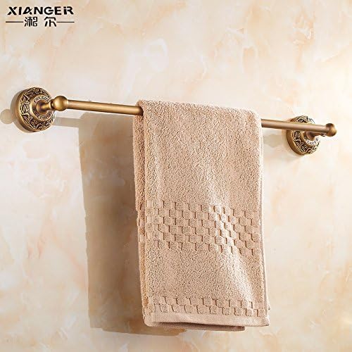 BBSLT Antique black solid brass single Towel Bar towel gold rose gold European style Towel rack Towel rack 60557mm
