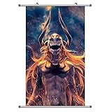 KINGS ZW A Wide Variety of Bleach Anime Characters Wall Scroll Hanging Decor (Kurosaki Ichigo 1)
