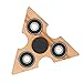 Anself Tri Fidget Hand Finger Spinner Spin Widget Focus Toy EDC Pocket Desktoy Triangle Wooden Gift for ADHD Children Adults
