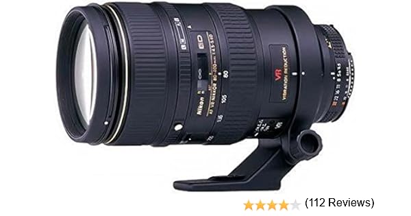 Nikon AF Zoom VR 80-400mm F4.5 D: Amazon.es: Electrónica