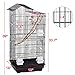 Topeakmart Large Parakeet Bird Cage on Wheels for Budgies Finches Canaries Lovebirdsthumb 2