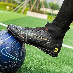 Men's Soccer Boots Turf Hightop TF Football Shoes